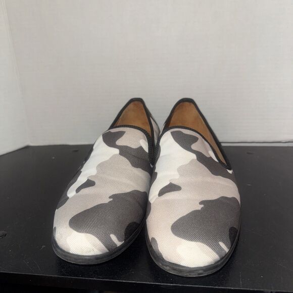 Duke Dexter Shoes Stormtrooper Loafers Camo  White Grey Handmade 9 main image 5